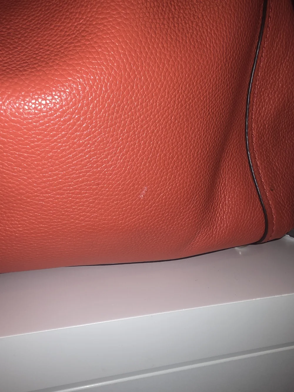 Coach Edie 30 Shoulder Bag in Coral